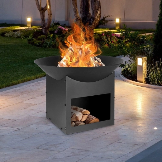 Spațiu integrat pentru depozitarea lemnelor