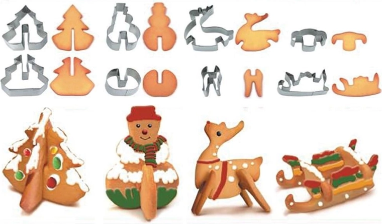 Creați biscuiți 3D de Crăciun impresionanți