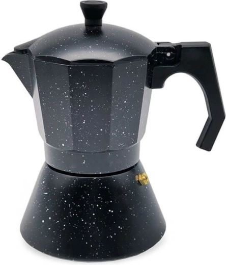Ibric moka Maestro cu finisaj granit pentru espresso 300 ml (6 cești)