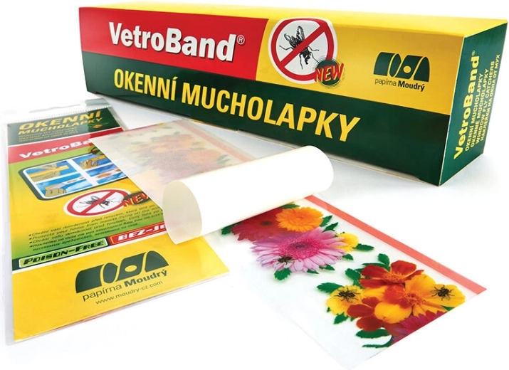 Bandă capcană pentru muște Vetro pentru ferestre