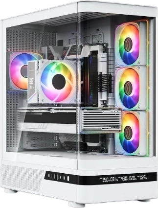 Carcasă Modecom Volcano AQ200 ARGB midi tower albă