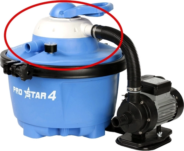 Marimex capac vas recipient filtrare ProStar (complet), inclusiv supapă cu 6 căi