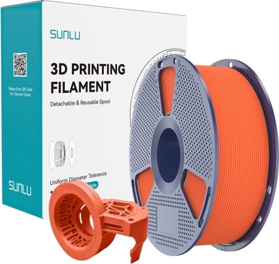 Filament mat de mare viteză Sunlu PETG – negru
