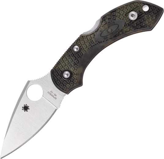 Cuțit de buzunar Spyderco Dragonfly 2 Lightweight Green Zome, 5,8 cm