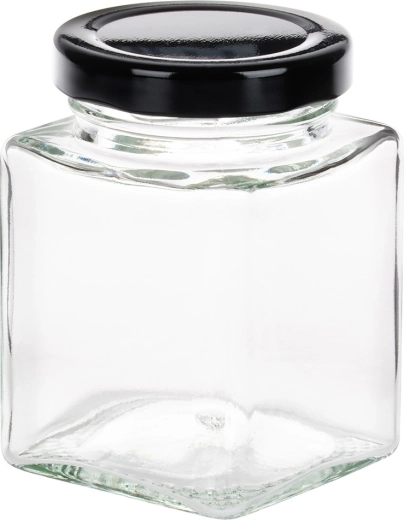 Sticlă transparentă de calitate și capace etanșe