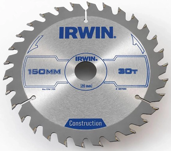 Pânză de fierăstrău IRWIN 150 mm, 30 dinți, tăiere subțire pentru lemn