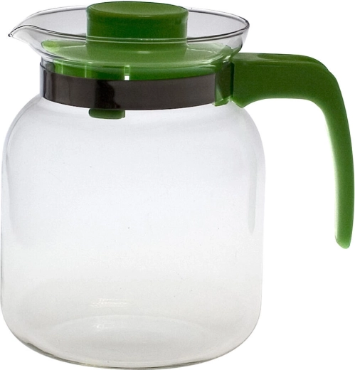 Carafă din sticlă Julie 1,45 l cu capac și mâner din plastic