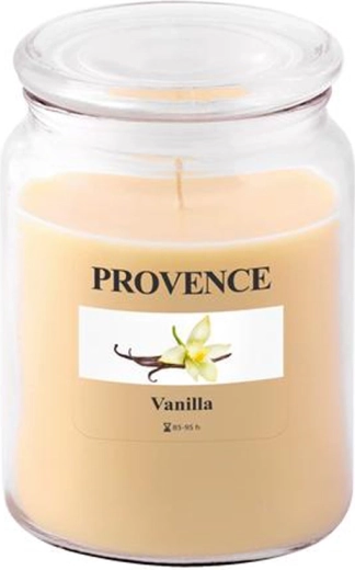 Lumânare parfumată în borcan PROVENCE vanilie 95 de ore