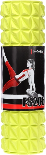 Rolă de spumă pentru masaj HMS FS205 45 cm – galbenă