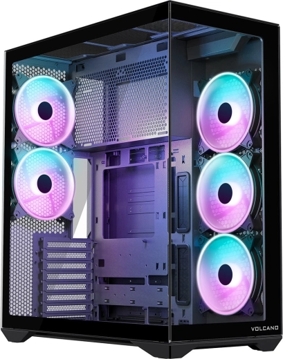 Carcasă PC modecom volcano space xl argb full tower, neagră