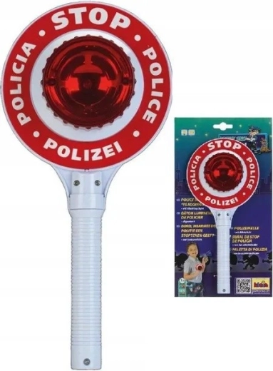 Paletă de poliție cu lumină pe baterii