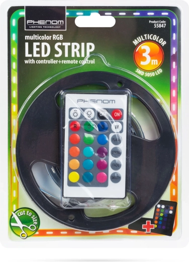 Iluminat RGB colorat controlat de la distanță