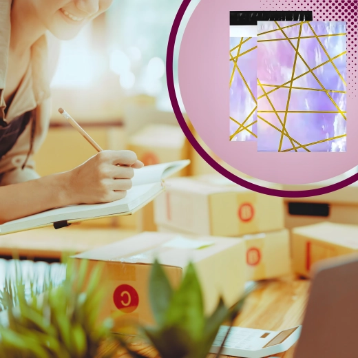 Design mov-auriu stilat