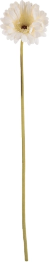 Floare artificială Gerbera albă 61 cm