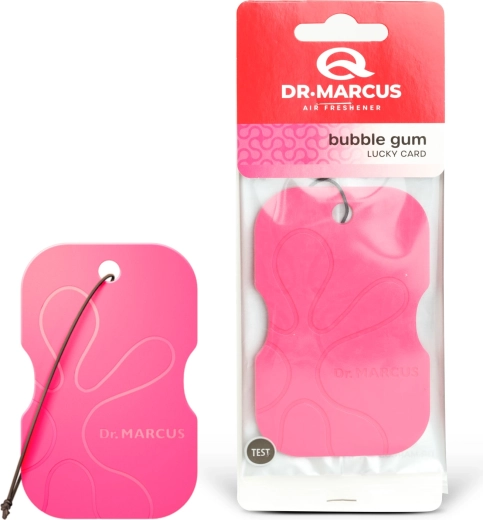 Dr. Marcus Lucky Card Bubble Gum odorizant pentru mașină