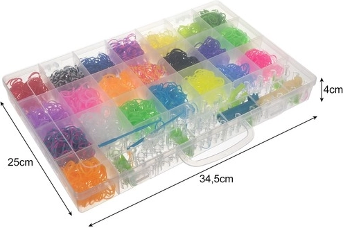 Organizator transparent cu 23 de compartimente