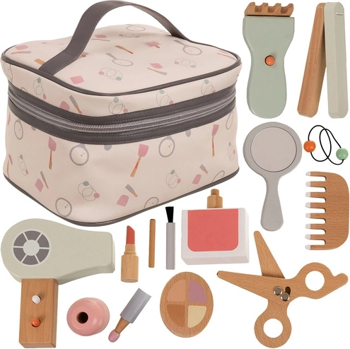 Kruzzel set cosmetic din lemn pentru copii 17 în 1