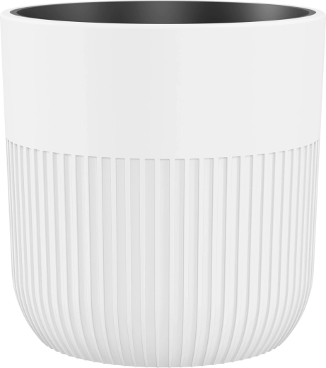 Ghiveci LUCA 40 alb cu inserție