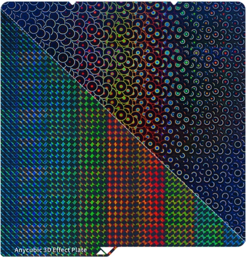 Placă de imprimare 3D dublă față cu efect Phantom și Sphere pentru Anycubic Kobra S1 / S1 Combo