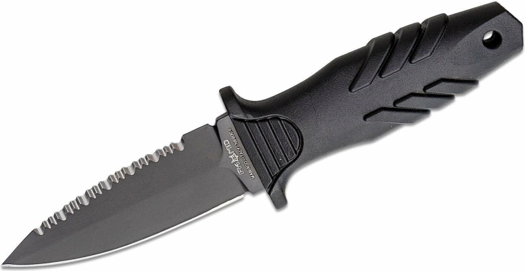 Fox Knives Elementum pumnal tactic 10 cm, complet negru