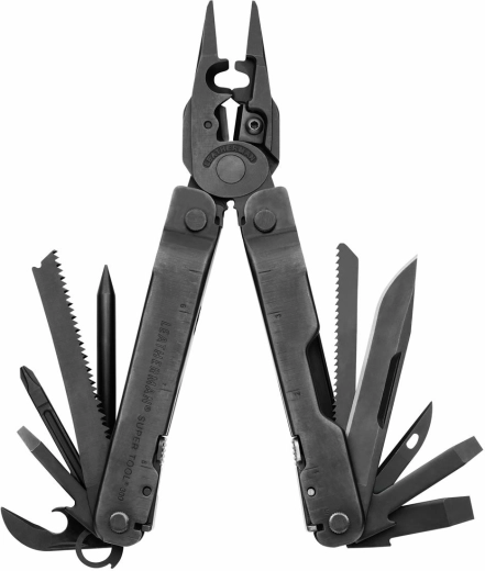 Leatherman Super Tool 300 EOD Black unealtă multifuncțională cu 19 funcții