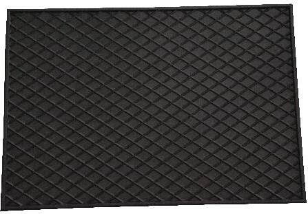 Covoraș din cauciuc 40 × 50 cm – mare, negru