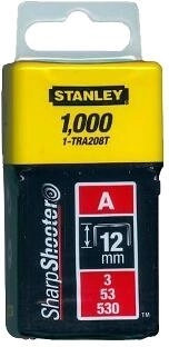 Capse tip A 12 mm STANLEY (1000 buc)