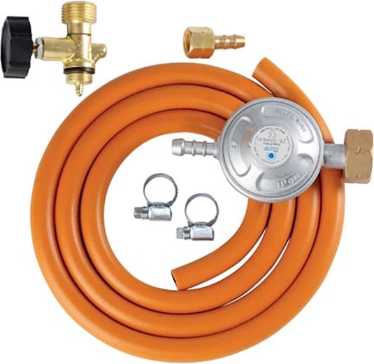 Furtun de 1,5 m cu robinet de reglare – set