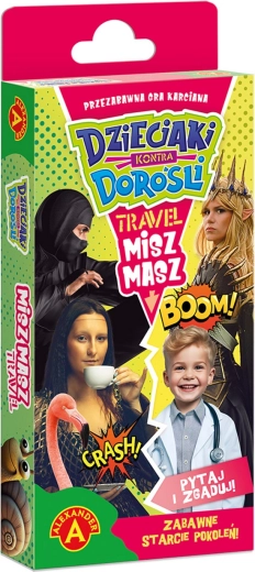 Misz Masz Copii vs. Adulți Travel – joc de familie pentru călătorii