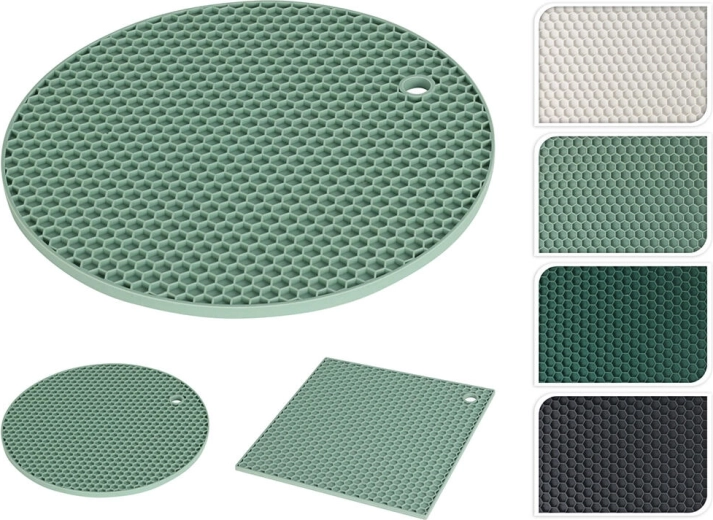 Suport din silicon pentru oală – mix de forme și culori