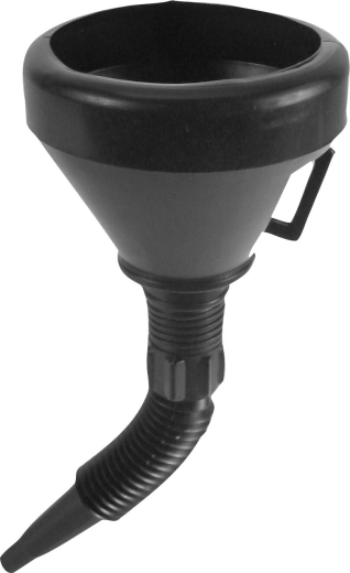 Pâlnie din plastic cu sită și gura detașabilă