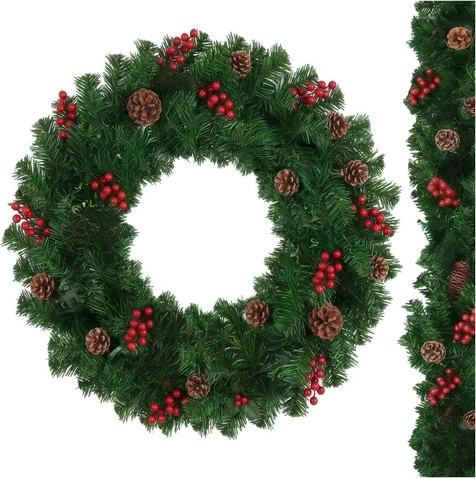 Frumusețe naturală cu bobițe și conuri