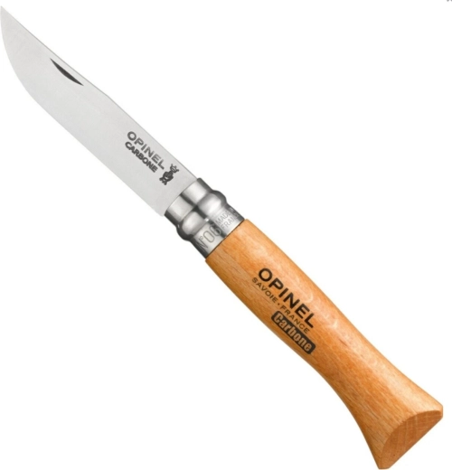 Opinel Nr. 06 cuțit de buzunar din oțel carbon 7,2 cm, lemn de fag