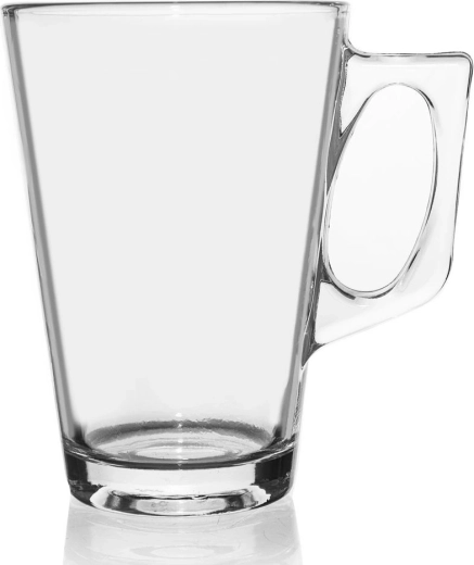 Sticlă rezistentă și toartă confortabilă