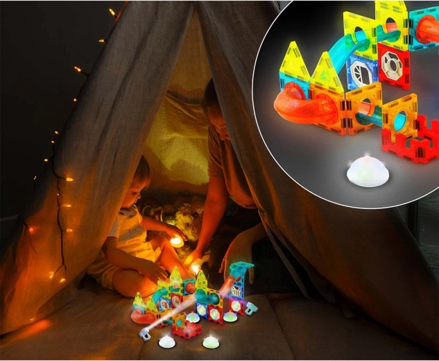 Construcții strălucitoare și efecte luminoase