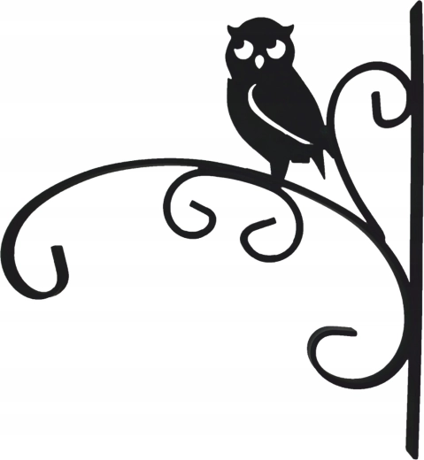 Bufniță stilată ca element dominant