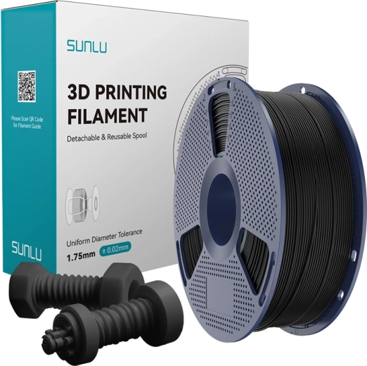 Filament ABS Sunlu de mare viteză – negru