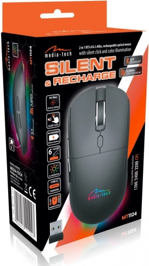 Wireless dual: Bluetooth 5.0 și 2,4 GHz