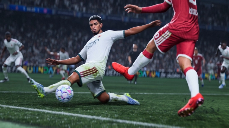 Acțiune fotbalistică pe PlayStation 5
