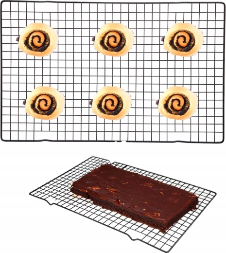 Grătar metalic de răcire pentru produse de patiserie și cofetărie 40 × 25 cm