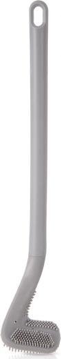 Perie WC din silicon gri 40 cm