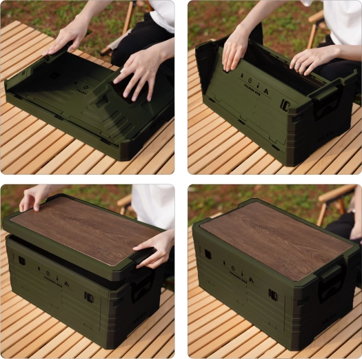 2 în 1: cutie de depozitare și măsuță stabilă