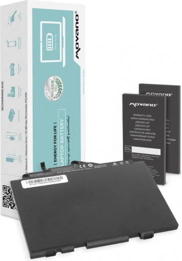 Baterie Movano SN03XL pentru HP EliteBook 725/820 G3 (4000 mAh, 44 Wh)