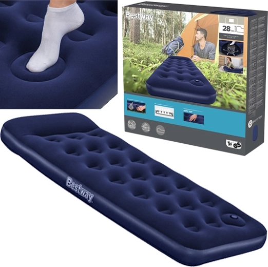 Saltea gonflabilă Bestway cu pompă integrată 185 × 76 × 22 cm