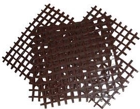 Covoraș modular 25 × 25 cm, plastic, bej (4 buc.)
