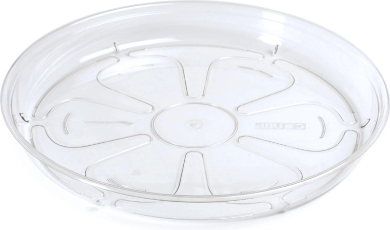 Tavă pentru ghiveci COUBI 36 cm transparentă