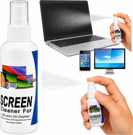Soluție pentru curățarea ecranelor LCD/LED/TFT 100 ml - 1 bucată