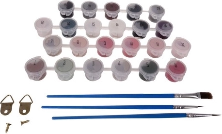Set complet, inclusiv vopsele și pensule