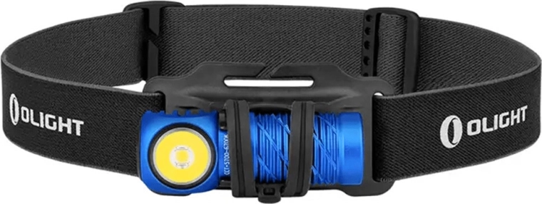 Lanternă frontală și de buzunar OLIGHT Perun 2 Mini Blue CW, reîncărcabilă