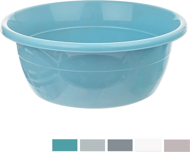 Dem chiuvetă portabilă din plastic rotundă 22 l (mix de culori)